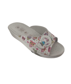 sanital Light pelle fiore bianco anatomica con fibbia 1368