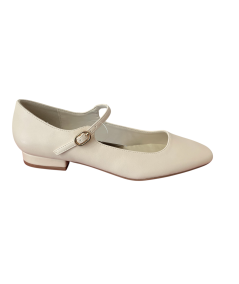 Decolte elegante KEYS K-10720 BEIGE chiaro tacco 2  laccio al collo (bebe) classico