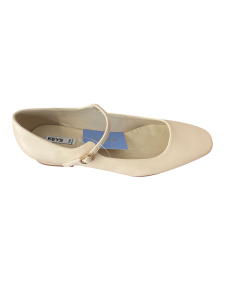 Decolte elegante KEYS K-10720 BEIGE chiaro tacco 2  laccio al collo (bebe) classico