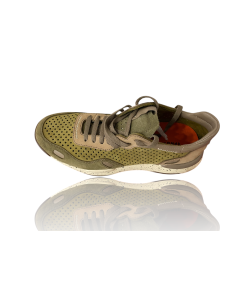 LUMBERJACK pregunta SNEAKER  241u110 uomo beige militare pelle traspirante plantare estraibile memory