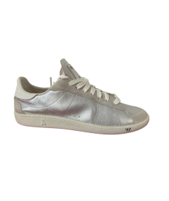 Sneakers PATRIZIA PEPE skim 2Z0065 154 in Pelle nappata morbidissima Argento, allacciato giovane