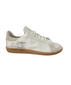 Sneakers PATRIZIA PEPE skim 2Z0066 in Pelle nappata morbidissima bianco, allacciato giovane