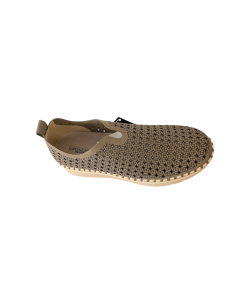 Grunland sneaker Sc4370 f6 Scarpa Donna pelle nabuk taupe traforata mocassino liscio superleggera estraibile