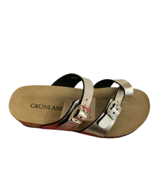 ciabatta donna Grunland Memi C3044-70 Champagne suola rialzata infrapollice