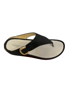 ciabatta donna Grunland DIRA CI2578- nero suola rialzata infrapollice