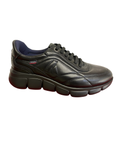 Sneaker donna Callaghan 32102 Maplak nera  suola rialzata adaptaction