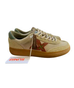 Sneakers UOMO SUN 68 Z45144 camoscio Beige   rip neutro P.I. 25 EDIZ LIMITATA