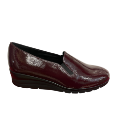 Cinzia soft  Mocassino donna  DM25073 pelle vitello vernice Bordo suola rialzata in micro leggero cararmato antiscivolo