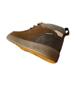 Mocassino MID allacciato PITAS BAIKAL 47 camel scamosciatoTEX suola rialzata la moda comoda