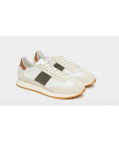 sneakers nero giardini 601113 yogurt bianco  allacciata  plantare estraibile