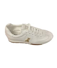 Sneakers PATRIZIA PEPE PPJ363 in Pelle nappata morbidissima BIANCO, allacciato giovane
