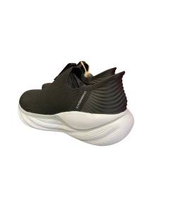 Sneakers LUMBERJACK sport SLIPone 102268189 Lemina tessuto tecnico nero  suola antitrauma