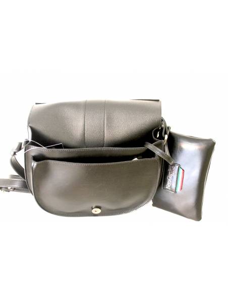 borsa nero giardini 844525 100 pelle nero+oro