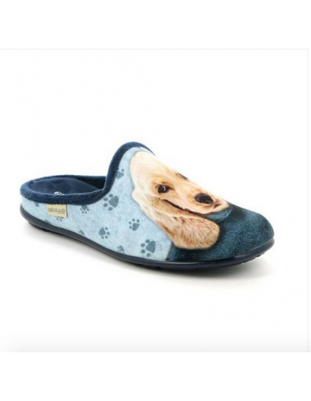 Ciabatta Grunland ci2781 cane blu idea regalo natale